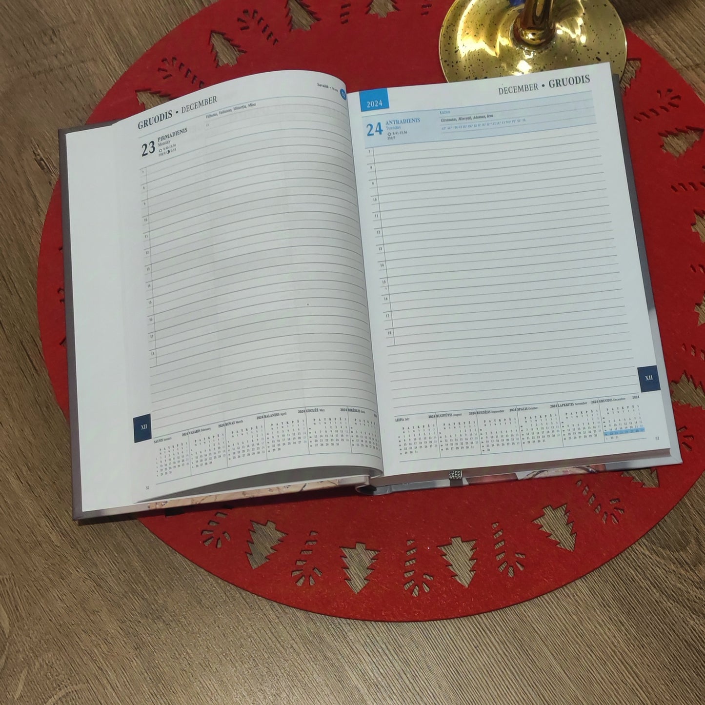 Asmeninis darbo kalendorius A5