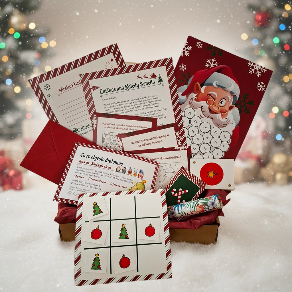 Kalėdų dėžutė nuo Senelio Šalčio