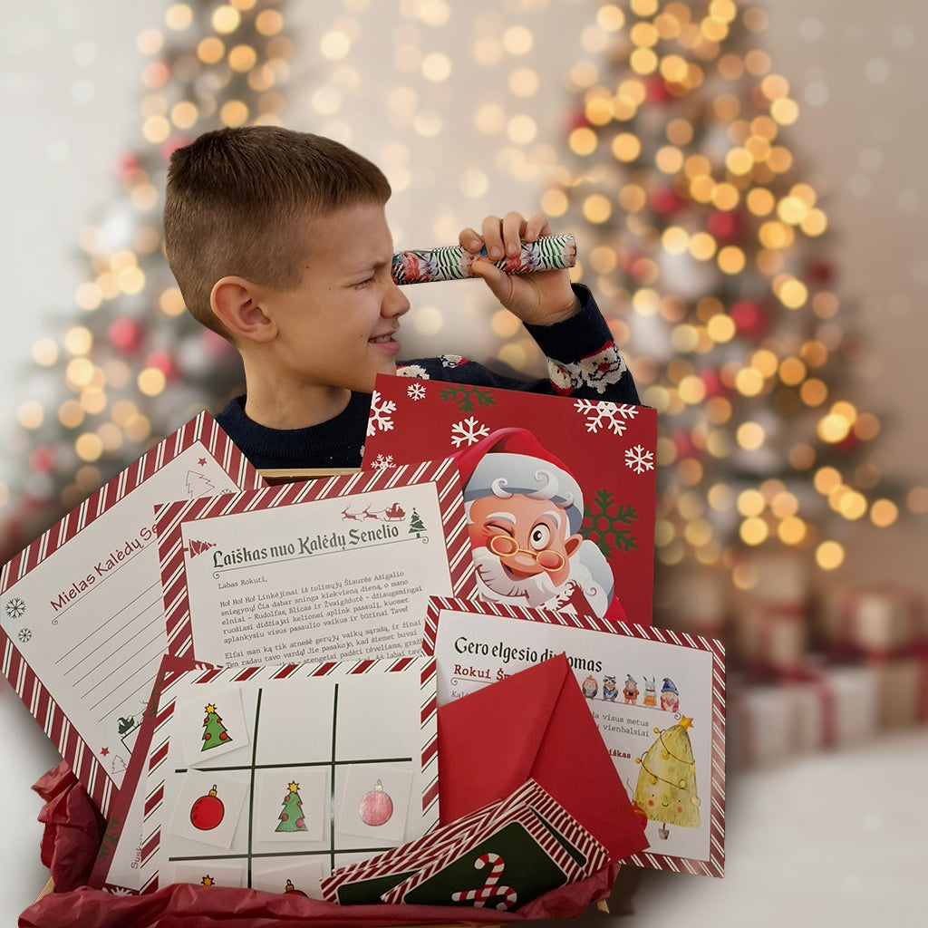 Kalėdų dėžutė nuo Senelio Šalčio