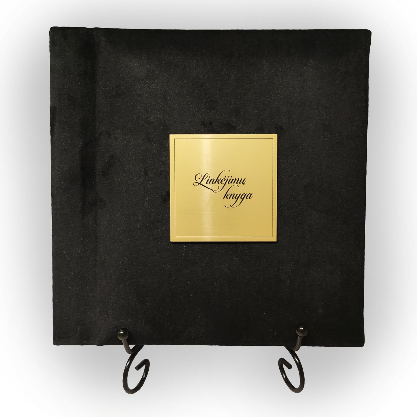 Palinkėjimų knyga "Veliūrinė juoda"