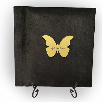 Palinkėjimų knyga "Veliūrinė juoda"