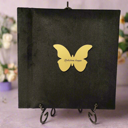 Palinkėjimų knyga "Veliūrinė juoda"