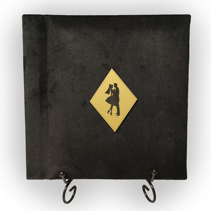 Palinkėjimų knyga "Veliūrinė juoda"