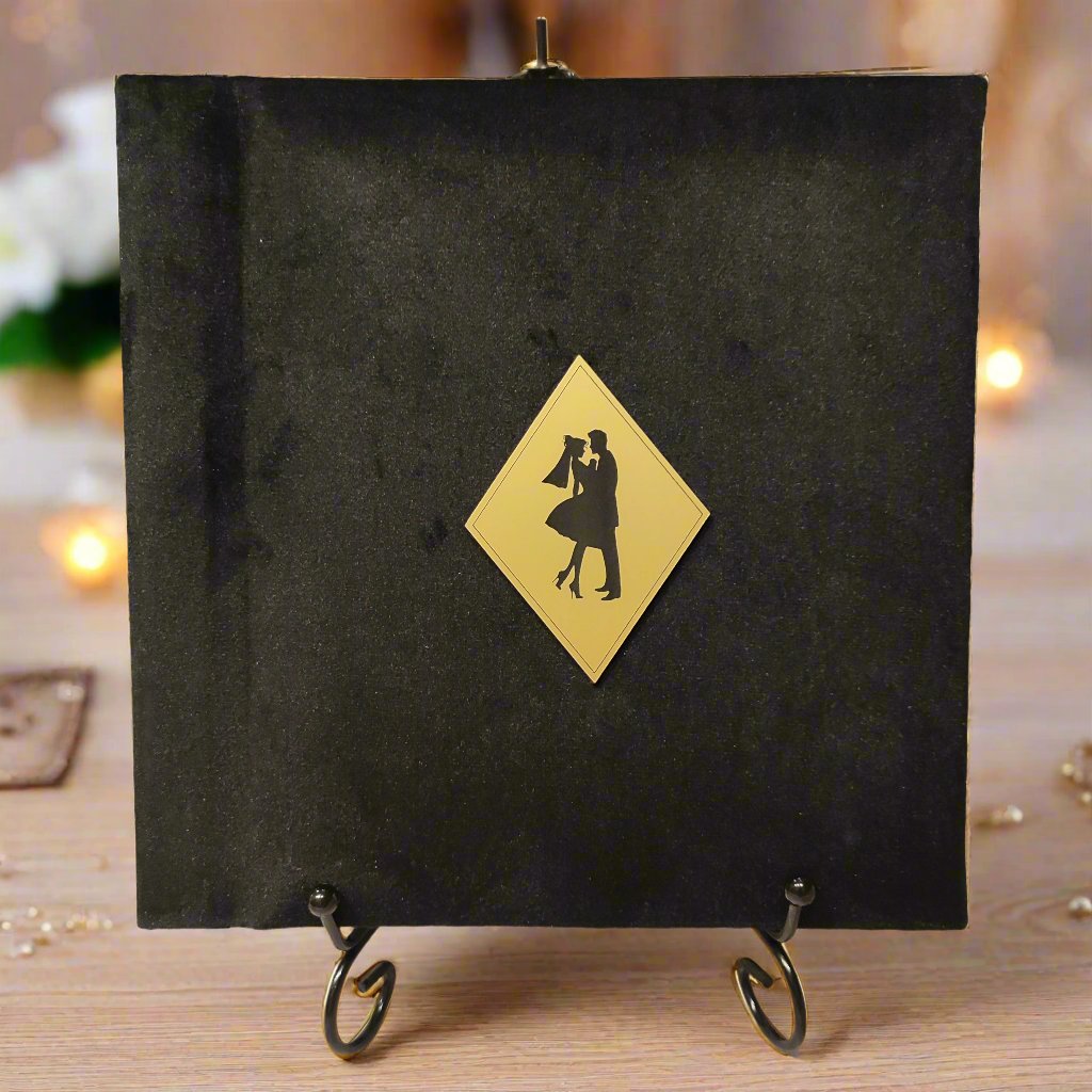 Palinkėjimų knyga "Veliūrinė juoda"