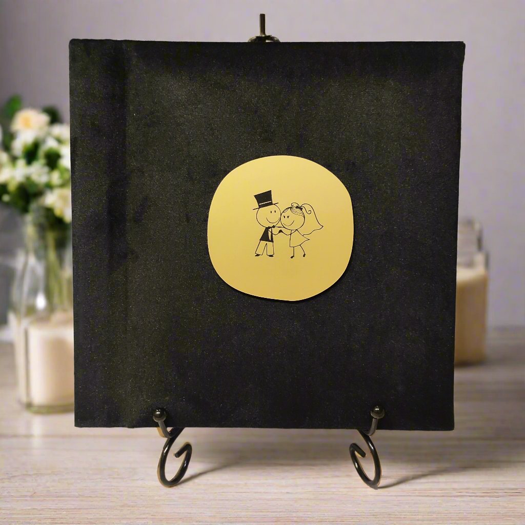 Palinkėjimų knyga "Veliūrinė juoda"