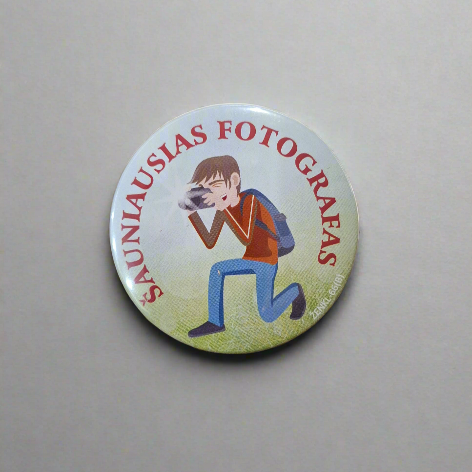 Ženkliukas "Šauniausias fotografas"