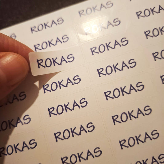 Vardo lipdukai (100 vnt)